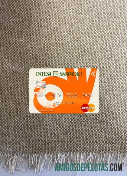 Albânia Intesa Sanpaolo Bank Mastercard Photolook Front modelo